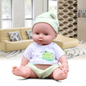 12" Reborn Baby Lifelike Doll New-born Full Vinyl Silicone Simulation Gift Xmas - Picture 1 of 9