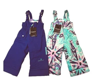 Obermeyer Snoverall Bib Snow Pants Color Choice NWT Sz 2 Toddler Room To Grow - Picture 1 of 9