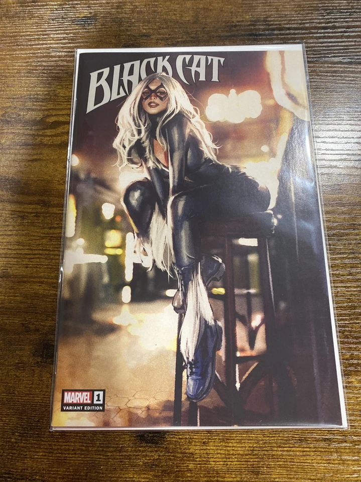 GATO PRETO #1 * QUASE PERFEITO+ * VARIANTE DE VESTIDO COMERCIAL DE VESTUÁRIO GETALD 1ª SÉRIE SOLO HOMEM-ARANHA - Imagem 1 de 1