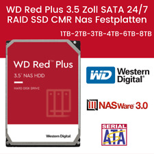interne NAS Festplatten 3.5 Zoll WD Red Plus 1TB 2TB 3TB 4TB 6TB 8TB CMR HDD