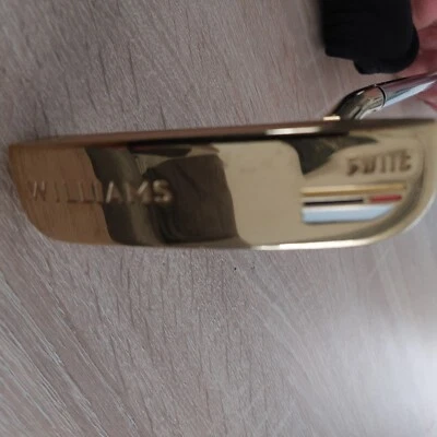 PUTTER WILLIAMS  FW 118  #6 34"LONG   GOLD 24K   - Imagen 1 de 4