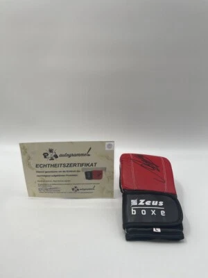 Sandsackhandschuh Axel Schulz signiert Autogramm Unterschrift Boxen Neu - Bild 1 von 4