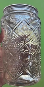 Vtg 70’s Smuckers Collectible Glass Jar~Jelly Jam Fruit Apothecary Candy~6 1/8” - Picture 1 of 4