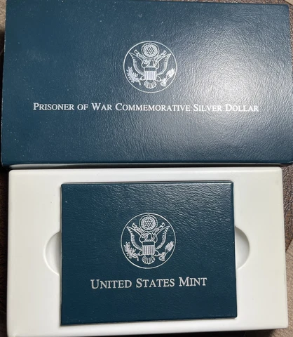 1994 Prisoner of War POW Commemorative Silver Dollar Mint OGP Cover