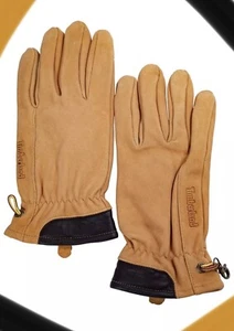 Timberland Men's Nubuck Glove + Touchscreen Tip Golden Brown Wheat A1EMN231 Sz M - Picture 1 of 5
