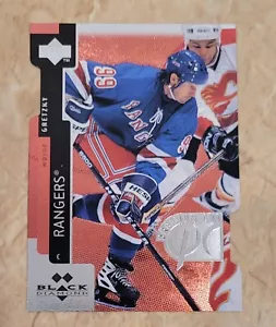 1997 1997-98 BLACK DIAMOND WAYNE GRETZKY DOUBLE DIAMOND PREMIUM CUT PC1 RANGERS - Picture 1 of 2