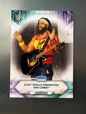 Elias Royally Embarrasses King Corbin 2021 Topps #39 WWE Card - Image 1 of 4
