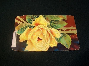 Vintage Postcard- Greeting Card--Yellow Rose- 1909 - Indiana - Picture 1 of 2