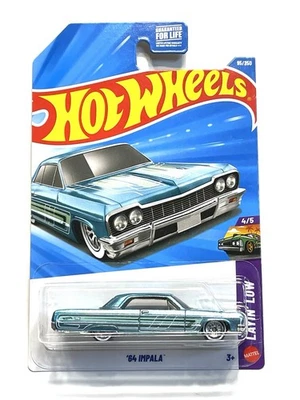 Nueva tarjeta Chevy Impala 2026 Super Treasure Hunt 64’ Hot Wheels con blister Ding Foto 1 de 4