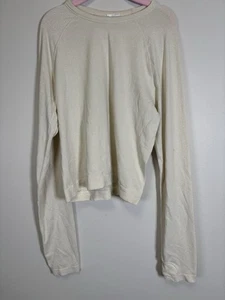 Athleta Girl Size 12 Cut Tag Crop Top Gold Metallic With Thumb Homes - Picture 1 of 5