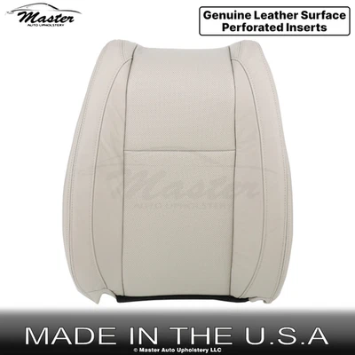 2007-2015 Fits Mazda CX-9 Genuine Leather Front Driver Side Top Seat Cover Sand - Image 1 of 4