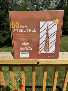 Albero di Natale Turn me on 5 piedi Tinsel LS3R - Foto 1 di 2