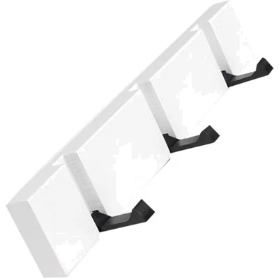 Kleiderhaken Holz Wand Hakenleiste faltbar Garderobenleiste Jacken Hüte - Bild 1 von 2