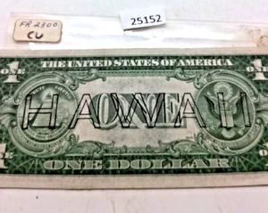 1935 A $1.00 Silver Certificate HAWAII Overprint Note cu v3 25153 PM1 - Picture 1 of 13