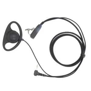 10 PCS 1 Pin D-Shape Earpiece Headset PTT MIC for Motorola TLKR Walkie-talkie - Picture 1 of 5