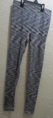 Mujer Sedoso Blanco y Negro Geométrico Leggings Pantalones Talla Pequeña/Mediana (6-10) Foto 1 de 2