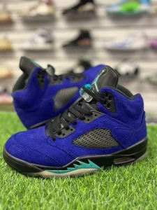 Nike Air Jordan 5 Retro Alternate Grape 2020 Size 9.5 OG, Replacement Lace Lock - Picture 1 of 9
