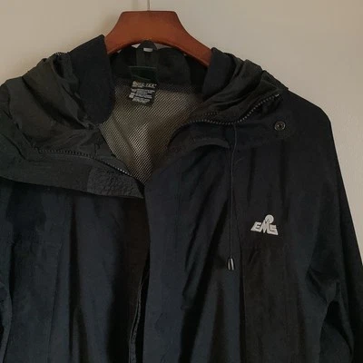 Eastern Mountain Sports Goretex Jacket Mens Small Rain Hooded EMS Full Zip - Image 1 of 4