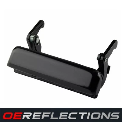 NEW Rear Tailgate Handle Smooth BLACK for 1987-1996 Ford F150 F250 F350 Truck - Image 1 of 3