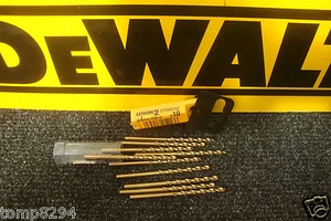 Dewalt DT5543 EXTREME 2 4MM HSS-G METAL DRILL BITS pack x 10 - Picture 1 of 1