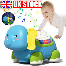 Tummy Time Toy Infants Toys Musical Elephant Baby Crawling Toys 6-12-18 Months