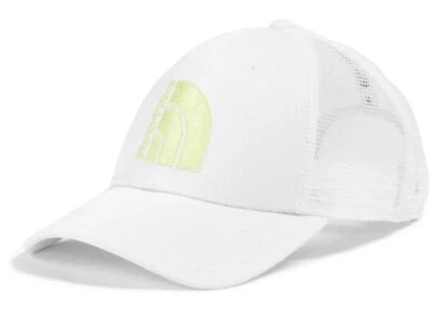 THE NORTH FACE Mudder Trucker Hat Cap TNF White/Lime NF0A5FXA1IL One Size NEW - Image 1 of 4
