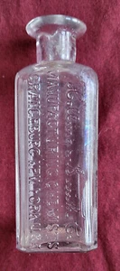 DE COLECCIÓN PRE 1910 HOLLINGER & SMITH MFG CHEMISTS BOTELLA BORDE SOPLADO ORANGEBURG NY EXC - Imagen 1 de 3