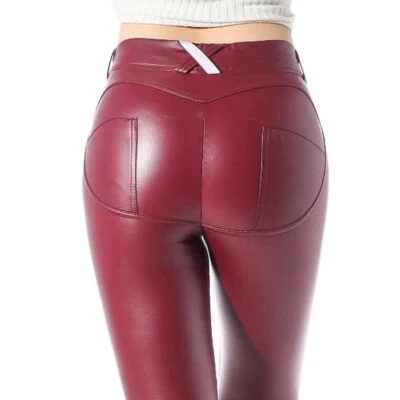 В ПРОДАЖЕ!! Женщин искусственной PU кожаный леггинсы Butt подъем узкие брюки брюки эластичной - Изображение 1 из 4