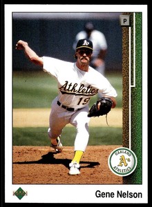 1989 Upper Deck Gene Nelson Oakland Athletics #643