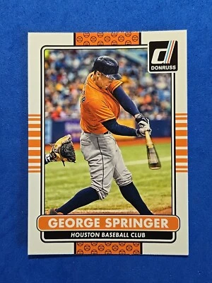 2015 George Springer Panini Donruss #93 - Image 1 of 2
