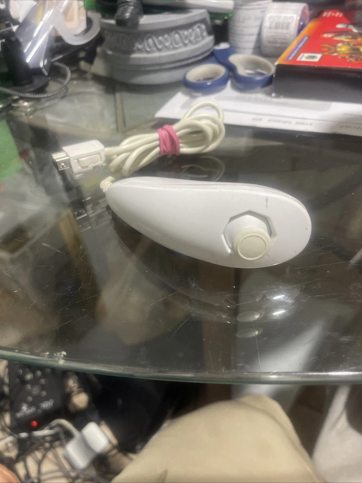 Official Authentic Nintendo Brand Wii Nunchuck RVL-004 OEM  - Image 1 of 1