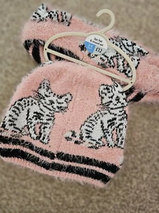 Next Girls Pink Soft 2 Piece Hat Snood Scarf 3-4 Years New £12 - Picture 1 of 4