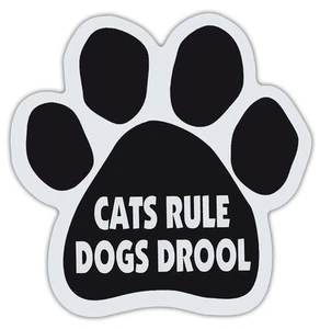 Imanes en forma de pata de gato: REGLA DE GATOS, BABA DE PERROS (DIVERTIDO) | Gatos, regalos, autos - Imagen 1 de 1