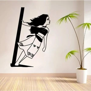 Moana Disney Princess Cartoon Vinyl Art Sticker For Home Room Wall Decals - Picture 1 of 5