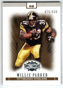 2007 Topps Triple Threads Sepia #34 Willie Parker /639 (ref 214127) - Picture 1 of 1