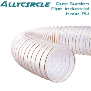 Dust Collector Hose PVC White and Golden for Dust Extraction Industrial Vacuum - Picture 1 of 14