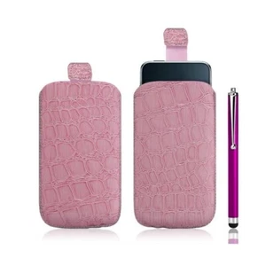 Housse coque étui pochette style croco pour Apple Ipod Touch 1G/2G/3G + Stylet - Photo 1 sur 1
