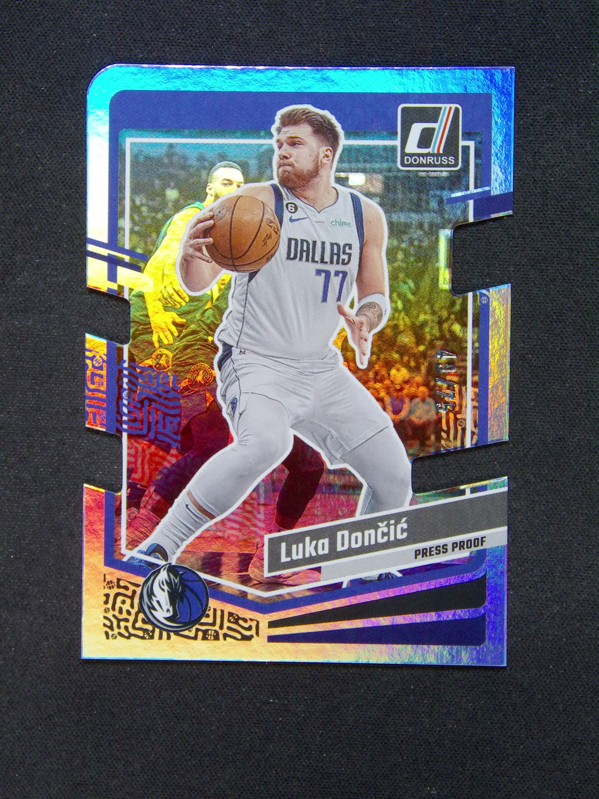 2023-24 Panini Donruss Luka Doncic #141 Press Proof Silver Die-Cut /75