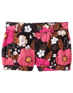 NWT Gymboree Girls Sz 4T Safari Twirl Floral Bubble Shorts NEW - Picture 1 of 1