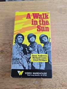 A Walk in the Sun VHS Video Warehouse 1985 Dana Andrews WW2 Vintage TESTED - Picture 1 of 3