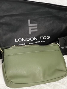 LONDON FOG**Bella Pebble CROSSBODY**Olive**MSRP$78.00*nib - Picture 1 of 4