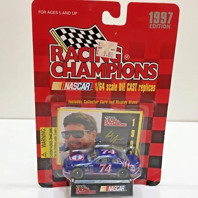 1997 Гоночные чемпионы NASCAR водитель Рэнди Lajoie 1/64 + стойка и карта литая игрушка - Изображение 1 из 4