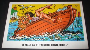 SAUCY UNHÖFLICH Comic SEX IM BOOT VERSPIELTE FANNY IMPOTENT MANN ES GEHT UNTER BERT - Bild 1 von 2