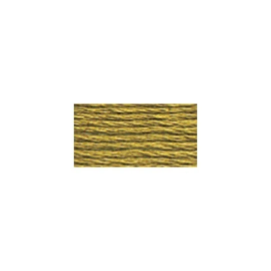 DMC 6-Strand Embroidery Cotton 8.7yd-Medium Mustard, Set Of 12 - Image 1 of 1