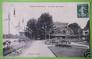 CARTE POSTALE 95 - ENGHIEN LES BAINS JARDIN DES ROSES 1908 - VAL-D'OISE - CPA - Bild 1 von 2