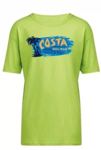 Costa Green T Shirt Size Boys 10-12 Green Shirt NIB NEW - Picture 1 of 2