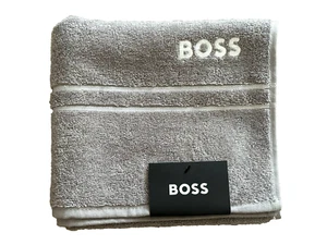 Boss Leben Grau Stilvoll Fitness Reise Heim Oeko-Tex Handtuch 90x50cm - Bild 1 von 2