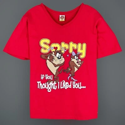 Camiseta Taz Vintage Día de San Valentín Puntada Única Talla 3xl Diablo de Tasmania Foto 1 de 4