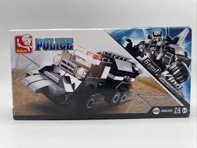 Sluban Police 6 In 1 King Of Special Police #4 SWAT Truck 74pc New - Image 1 of 4