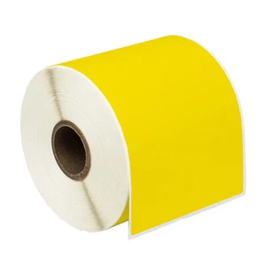 ZEBRA / ELTRON Compatible 3x5 (3" x 5") YELLOW Direct Thermal Labels (60) Rolls - Picture 1 of 8